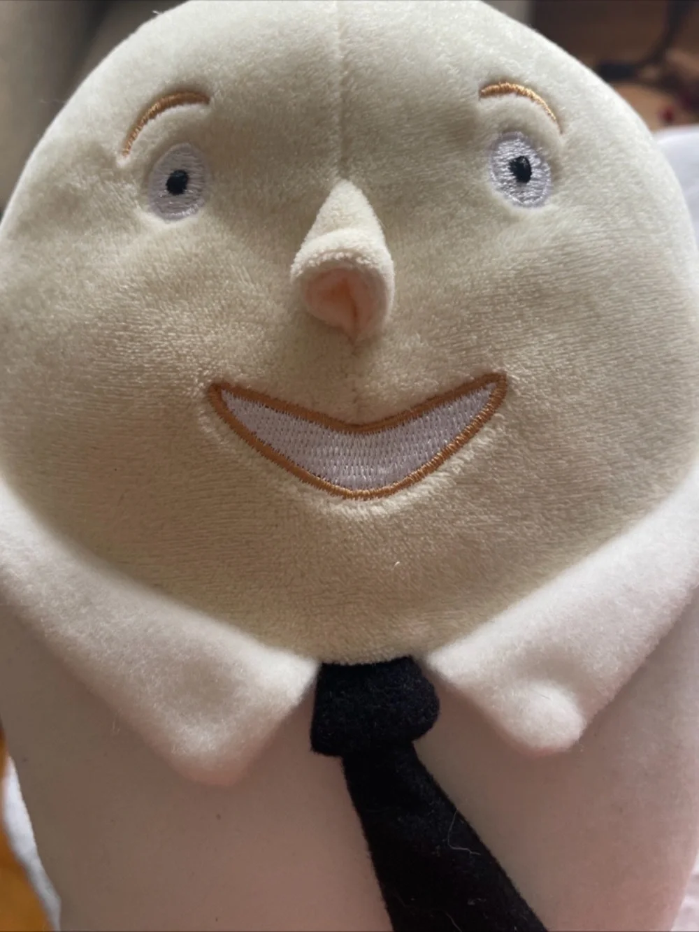 Plush Character Toy - Cream & Navy Soft Figure Humpty Dumpty